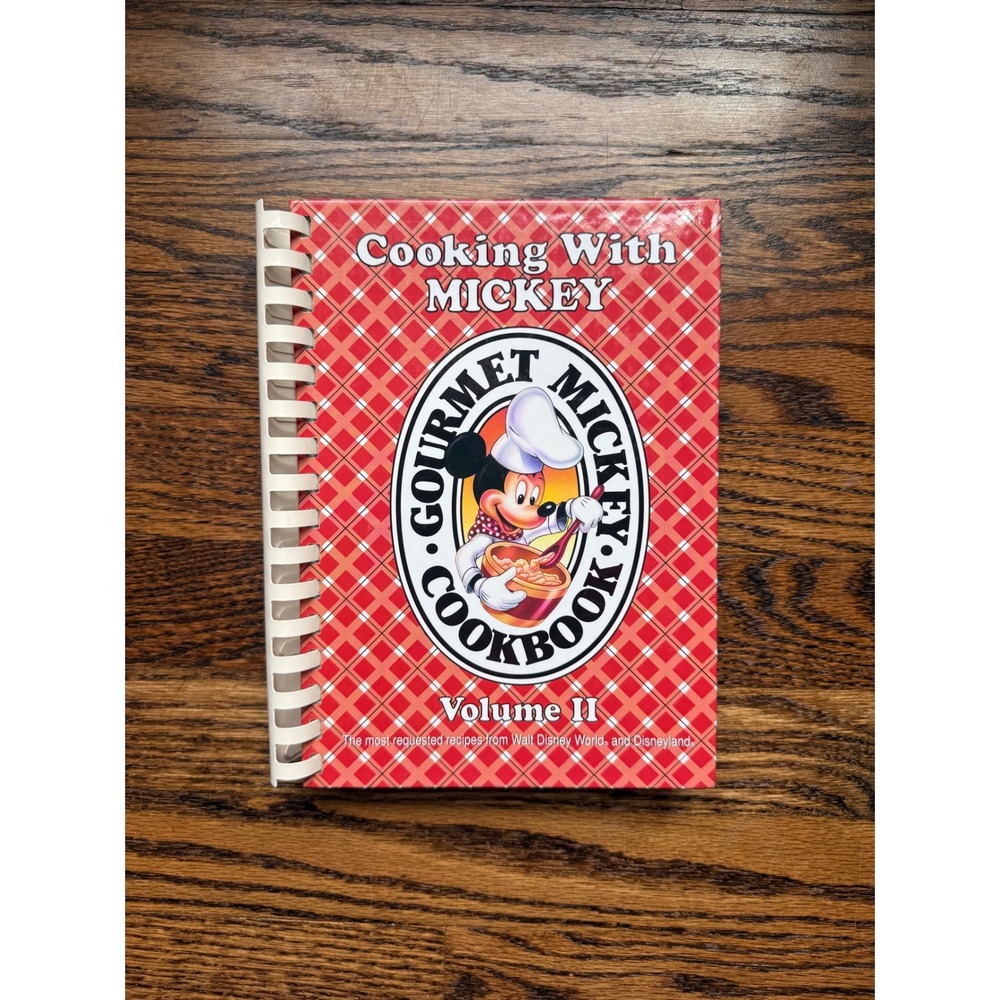 Vintage Cooking With Mickey Volume II Disney World Disneyland Cookbook